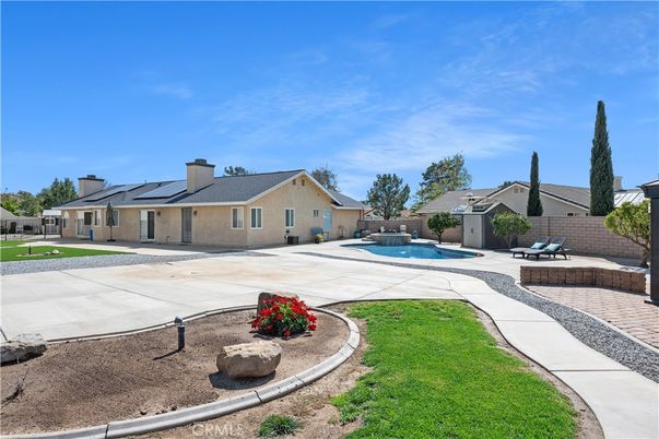 Backyard, Exterior, Pool, Solar Panels