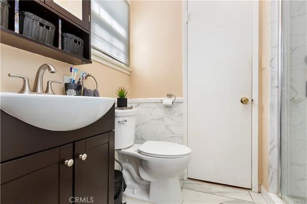 Bathroom, Glass Shower, Interior, Marble Walls