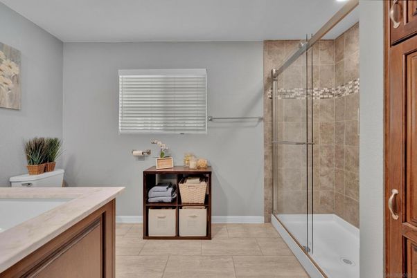 Bathroom, Glass Shower, Interior