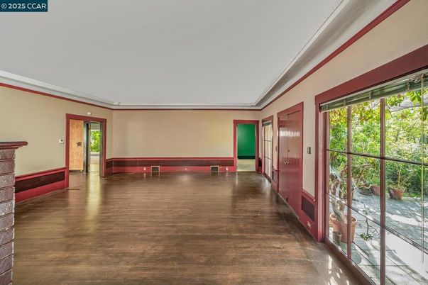 Empty room, Interior, Wood Texture Flooring