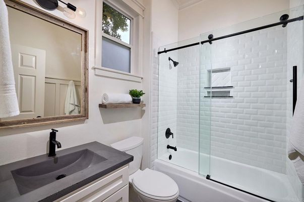 Bathroom, Glass Shower, Interior