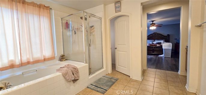 Bathroom, Bedroom, Glass Shower, Interior, Wood Texture Flooring