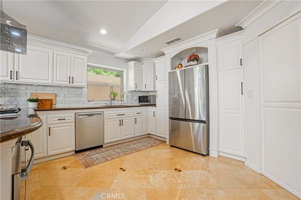 Interior, Kitchen, Recessed Lighting, Stainless Steel Appliances