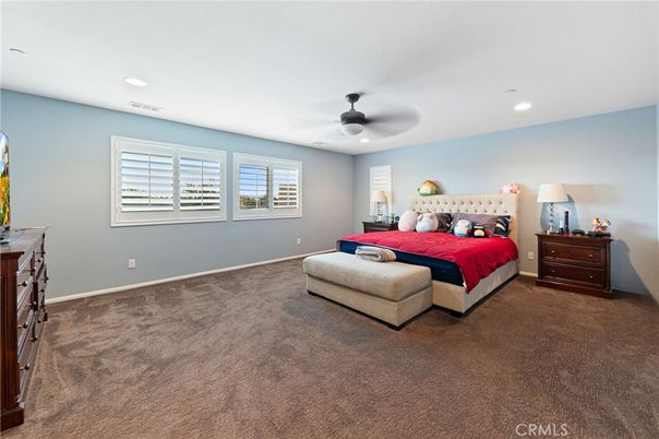 Bedroom, Interior, Recessed Lighting