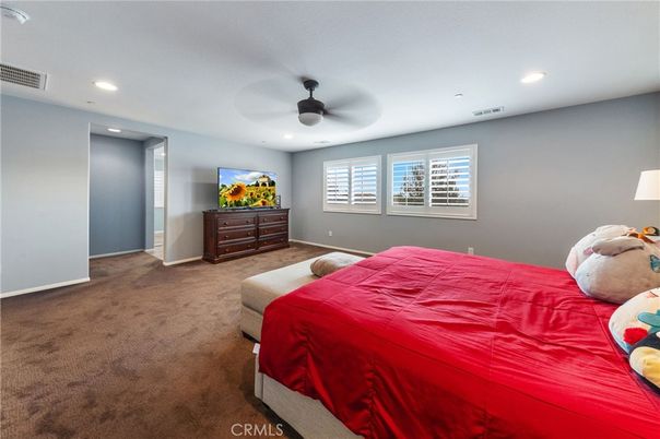 Bedroom, Interior, Recessed Lighting