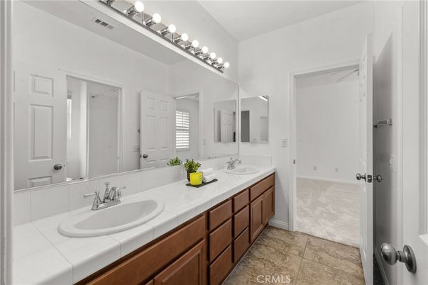 Bathroom, Dual Sink Vanities, Interior, Tile Countertops