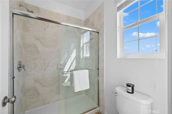 Bathroom, Glass Shower, Interior, Marble Walls