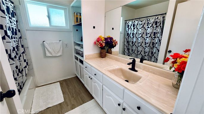 Bathroom, Interior, Wood Texture Flooring