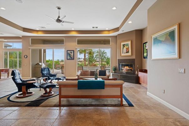 Fireplace, Interior, Living room, Recessed Lighting