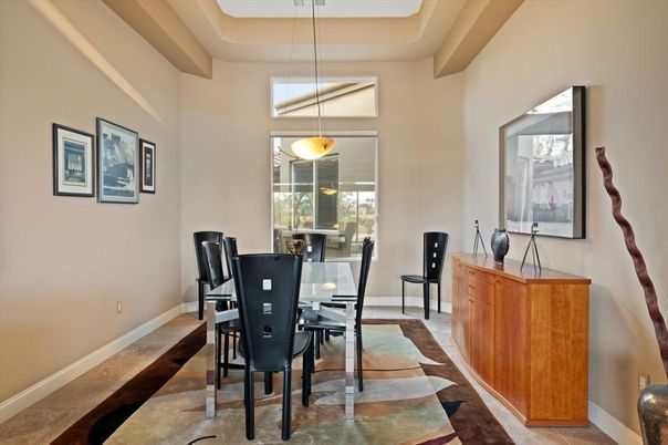 Dining room, Interior, Pendant Lights