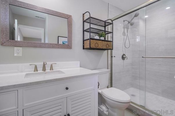 Bathroom, Glass Shower, Interior