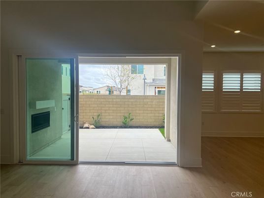 Fireplace, Interior, Recessed Lighting, Wood Texture Flooring