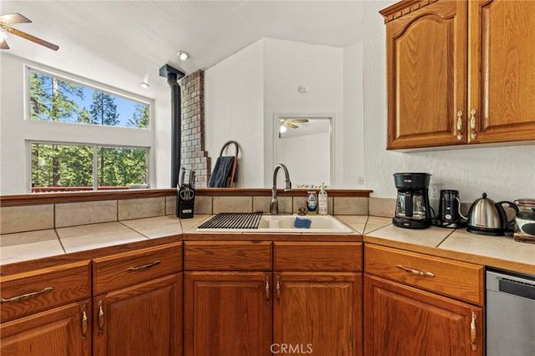 Interior, Kitchen, Tile Countertops