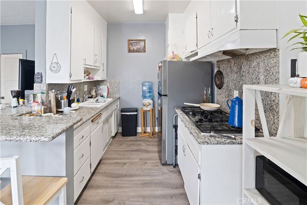 Interior, Kitchen, Wood Texture Flooring