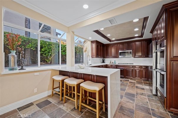 Interior, Kitchen, Recessed Lighting, Stainless Steel Appliances