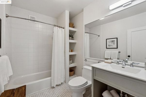 Bathroom, Interior, Wood Texture Flooring