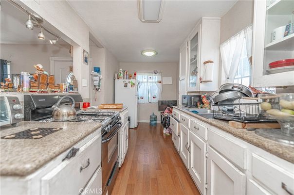 Interior, Kitchen, Wood Texture Flooring