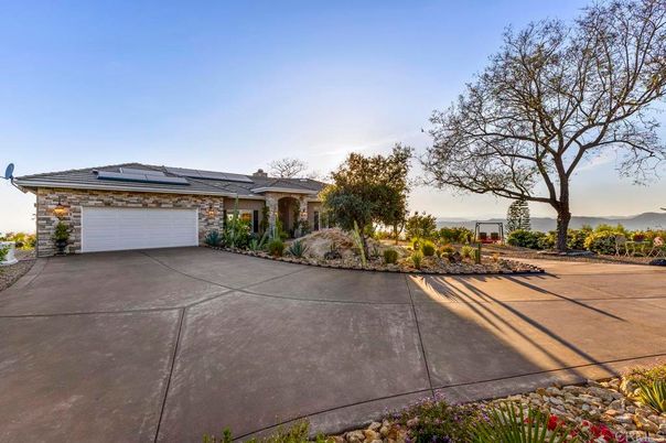 Attached, Exterior, Facade, Solar Panels, Ranch
