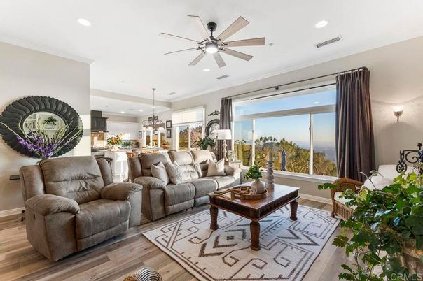 Interior, Kitchen, Living room, Pendant Lights, Recessed Lighting, Wood Texture Flooring