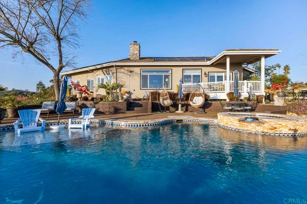 Exterior, Pool, Solar Panels