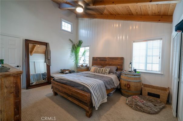 Bedroom, Interior, Wooden Beams, Wooden Ceilings