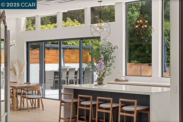 Interior, Pendant Lights, Wood Texture Flooring