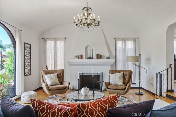 Chandelier, Fireplace, Interior, Living room, Wood Texture Flooring