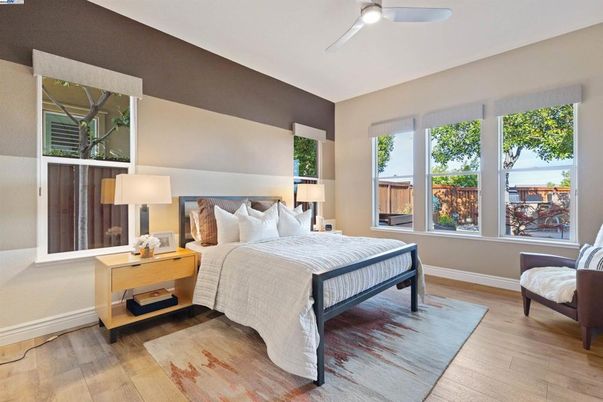 Bedroom, Interior, Wood Texture Flooring