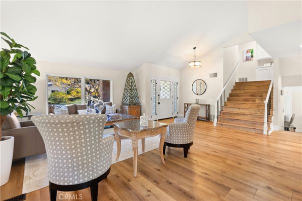 Dining room, Interior, Living room, Pendant Lights, Wood Texture Flooring