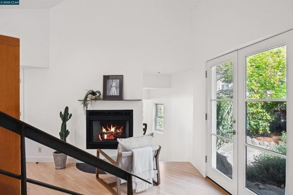 Fireplace, Interior, Wood Texture Flooring