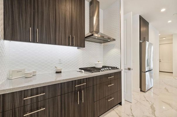 Interior, Kitchen, Marble, Recessed Lighting