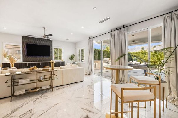 Interior, Living room, Marble, Recessed Lighting