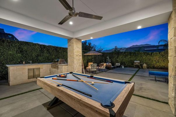 Billiard Table, Exterior, Game Room, Recessed Lighting