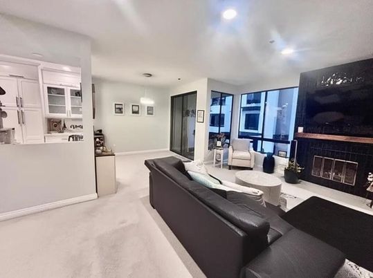 Fireplace, Interior, Living room, Pendant Lights, Recessed Lighting