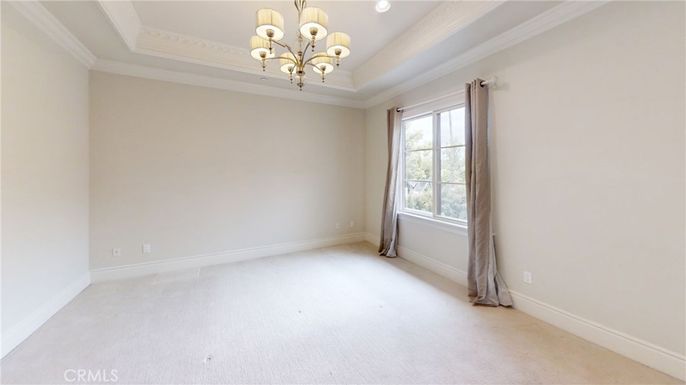 Chandelier, Empty room, Interior