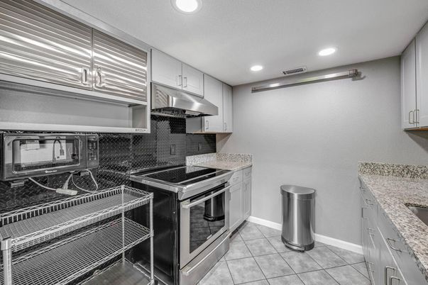 Interior, Kitchen, Recessed Lighting, Stainless Steel Appliances
