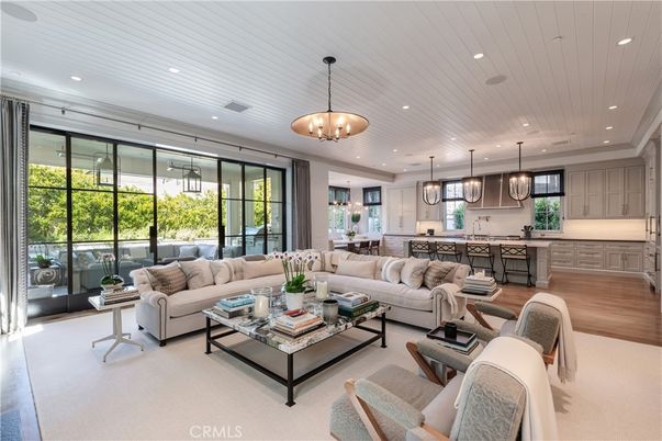 Dining room, Interior, Kitchen, Living room, Pendant Lights, Recessed Lighting, Wood Texture Flooring