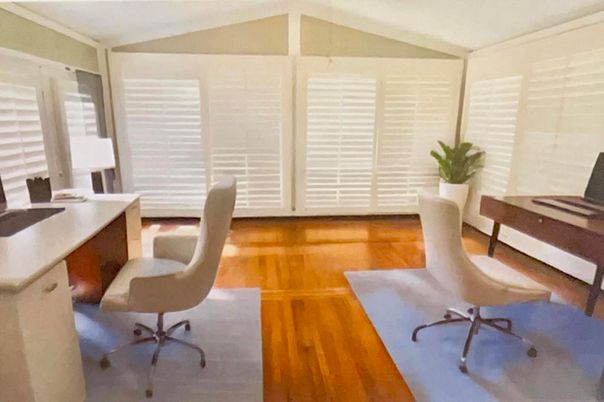 Home Office, Interior, Wood Texture Flooring