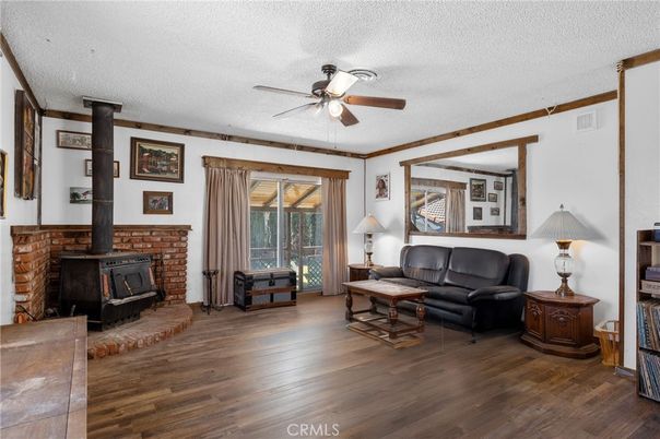 Fireplace, Interior, Wood Texture Flooring