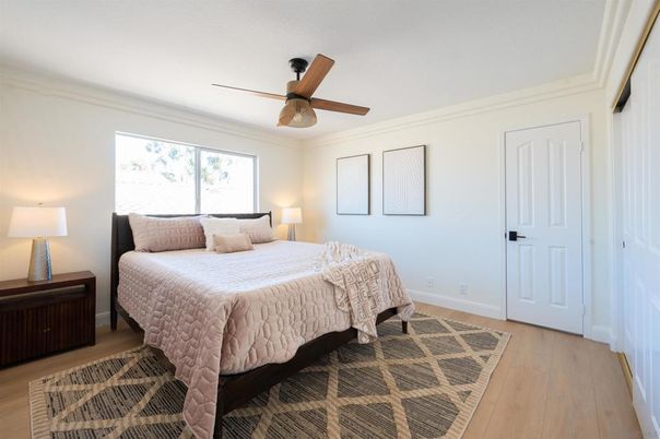 Bedroom, Interior, Wood Texture Flooring
