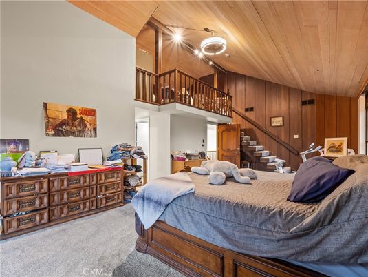 Bedroom, Interior, Wooden Ceilings, Wooden Walls