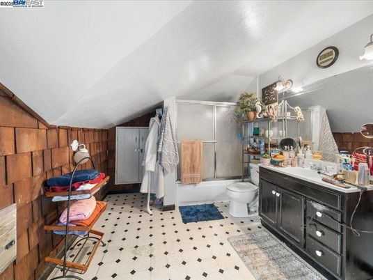 Bathroom, Interior, Wooden Walls