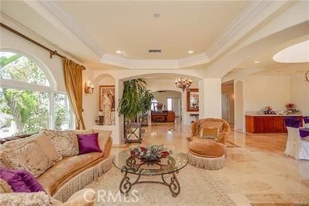 Chandelier, Interior, Living room, Recessed Lighting