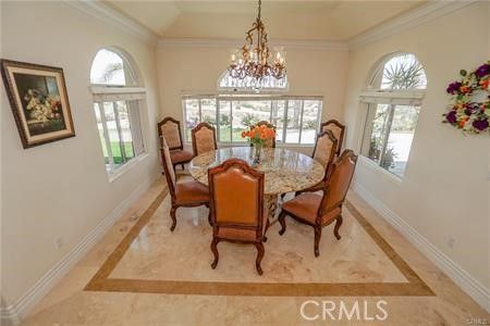 Chandelier, Dining room, Interior