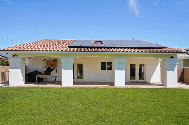 Backyard, Exterior, Solar Panels