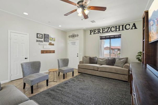 Interior, Living room, Recessed Lighting