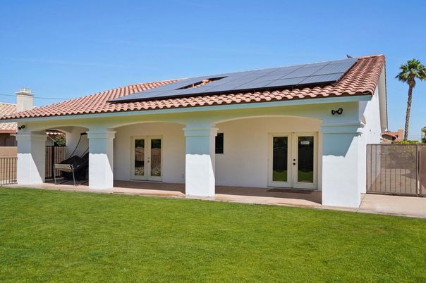 Backyard, Exterior, Solar Panels