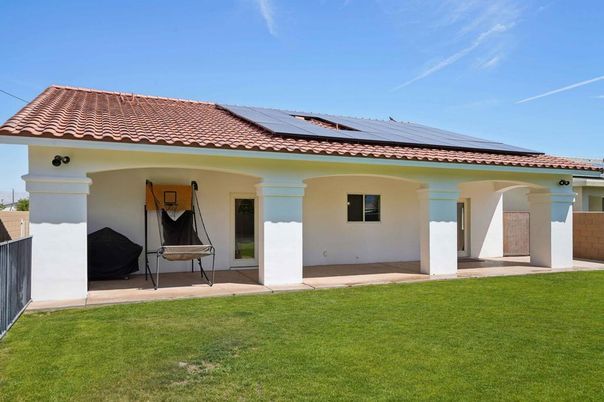 Backyard, Exterior, Solar Panels