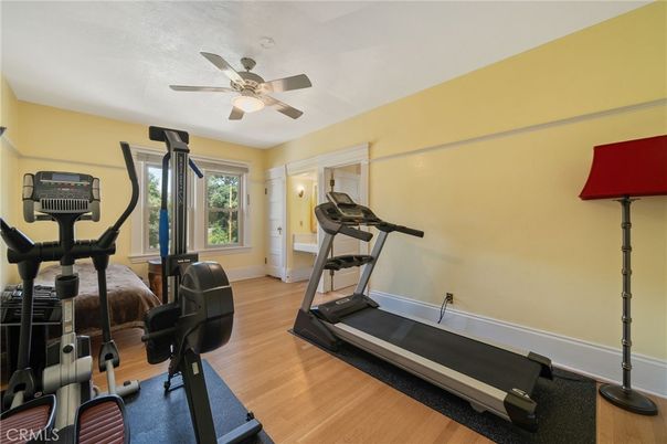 Fitness Equipment, Interior, Wood Texture Flooring