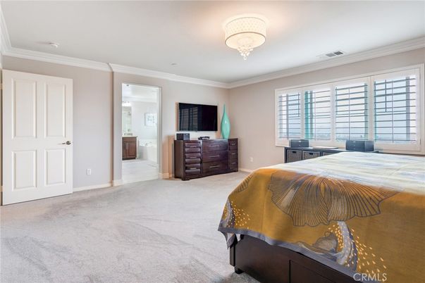 Bedroom, Chandelier, Interior